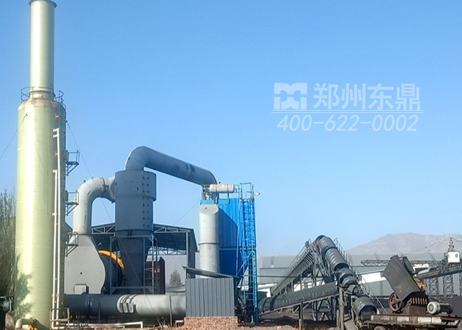 1000噸煤泥烘干機(jī)試機(jī)現(xiàn)場(chǎng)